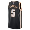 Camiseta Hombre Atlanta Hawks Dyson Daniels 2025-26 Nike City Edition Negro Swingman